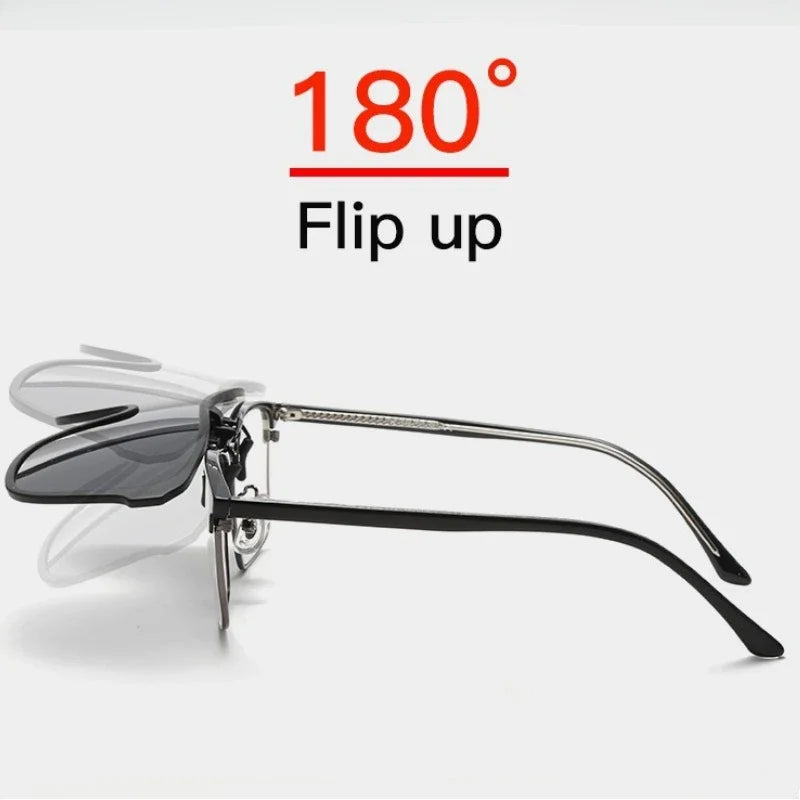 Clip-On Sonnenbrille polarisiert aufklappbar -    Zorenza