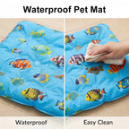 Kühlmatte für Hunde und Katzen – Fisch-Design -    Zorenza