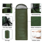 Schlafsack Outdoor 4-Jahreszeiten wasserdicht ultraleicht -    Zorenza