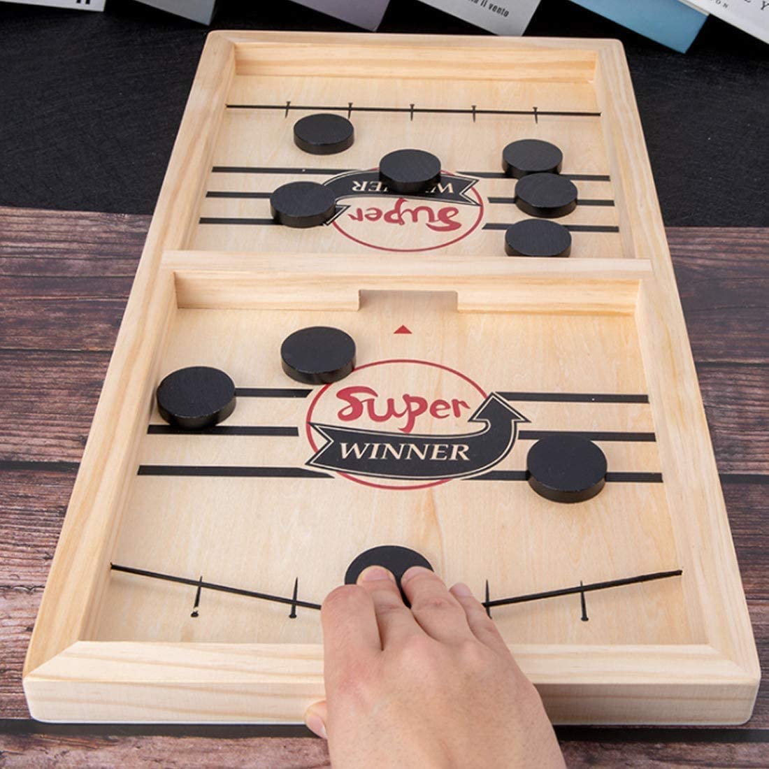 Sling-Puck trifft Shuffleboard