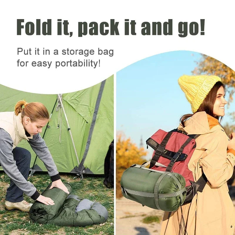 Schlafsack Outdoor 4-Jahreszeiten wasserdicht ultraleicht -    Zorenza