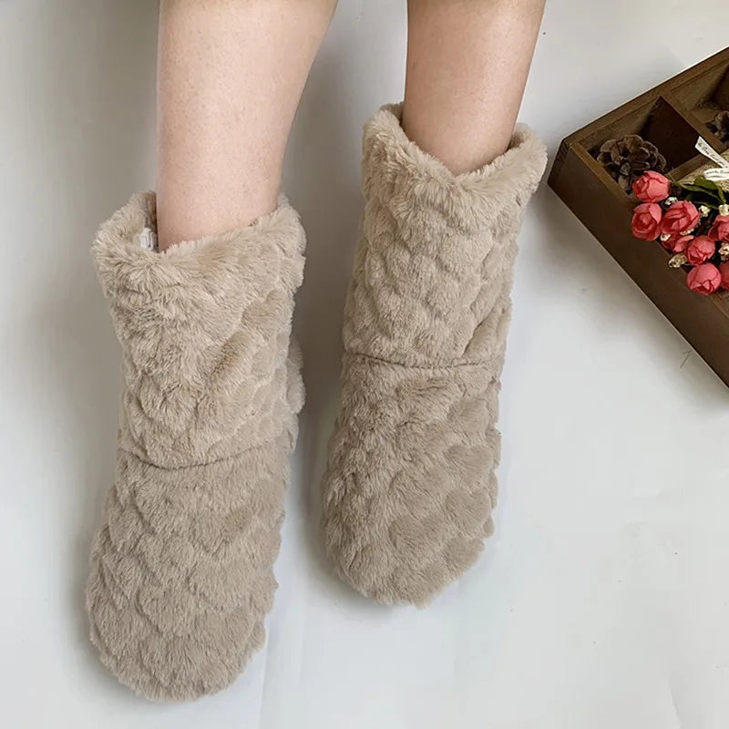Kuschelsocken Teddyfutter – Rutschfest & Warm -    Zorenza