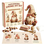 Patchwork-Puppen Nähset – Filz DIY Kit für 4 Stoffpuppen -    Zorenza