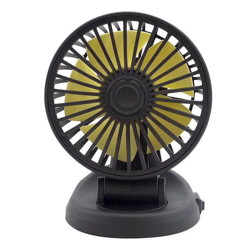 Auto-Ventilator 12V/24V/5V – Drehbar mit Zigarettenanzünder oder USB -    Zorenza