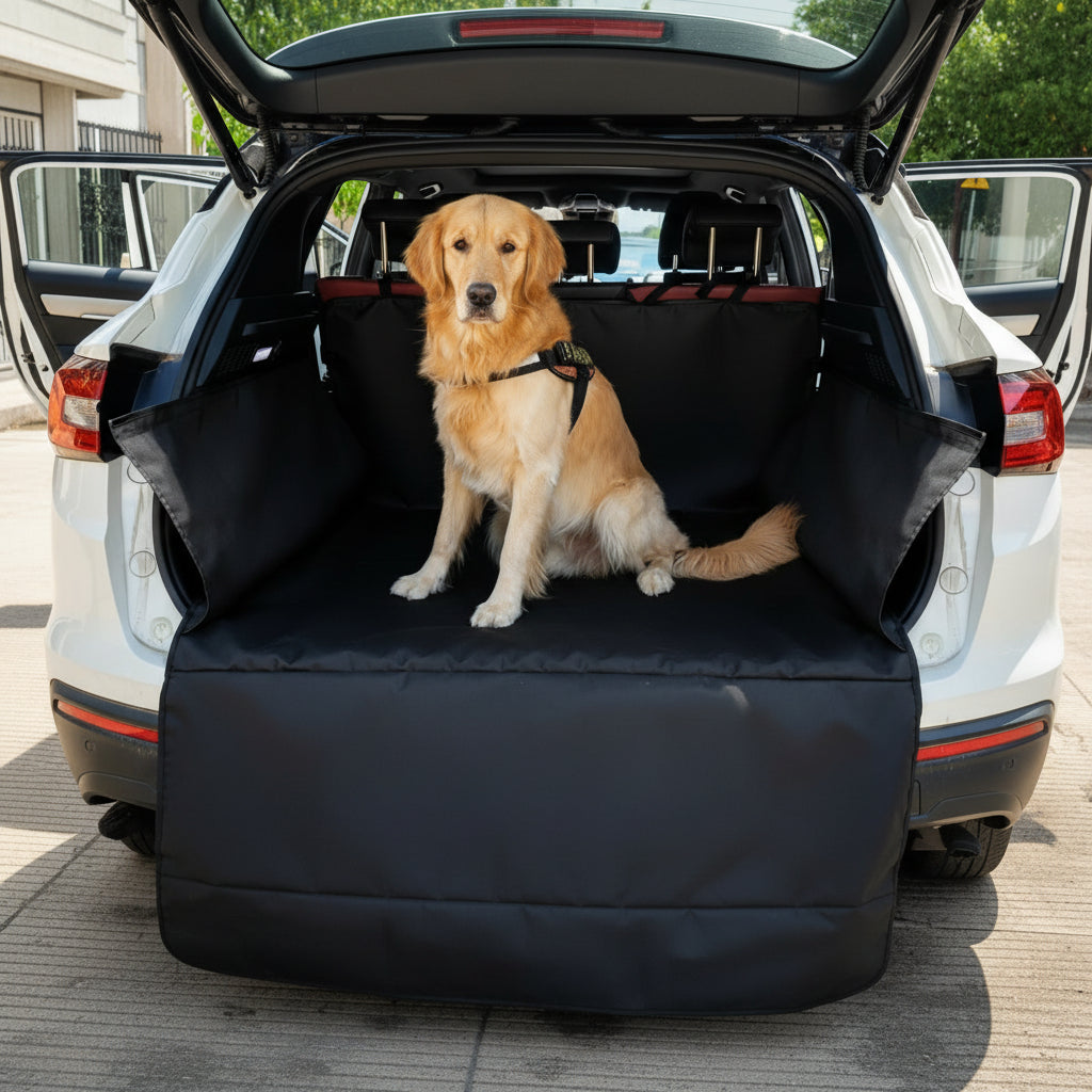 Kofferraummatte für Hunde – wasserdichter Autoschutz -    Zorenza