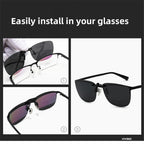 Clip-On Sonnenbrille polarisiert UV400 für Korrektionsbrillen -    Zorenza