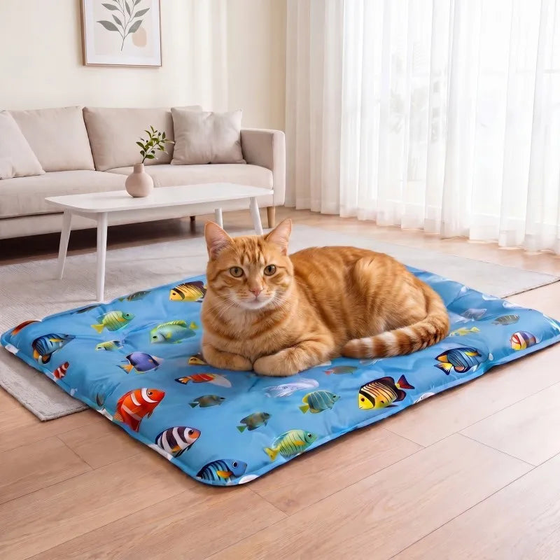 Kühlmatte für Hunde und Katzen – Fisch-Design -    Zorenza