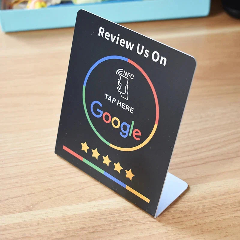 NFC Google Review Aufsteller – Kundenbewertungen sammeln -    Zorenza