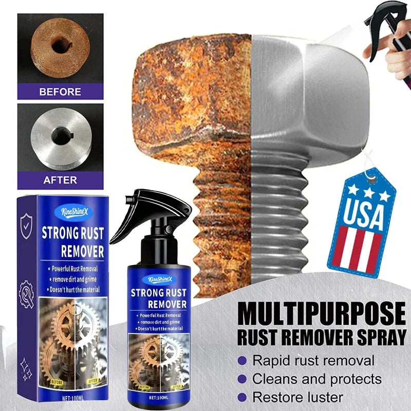 Clean Metal Iron Prowder Quickly Auto Exhaust Pipe Rust Derusting Spray Stain Removal Agent Zorenza