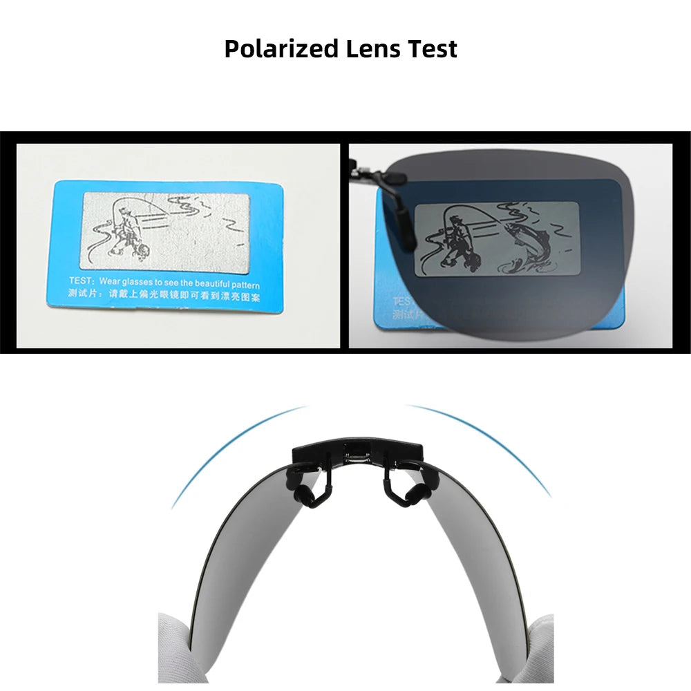 Clip-On Sonnenbrille polarisiert UV400 für Korrektionsbrillen -    Zorenza