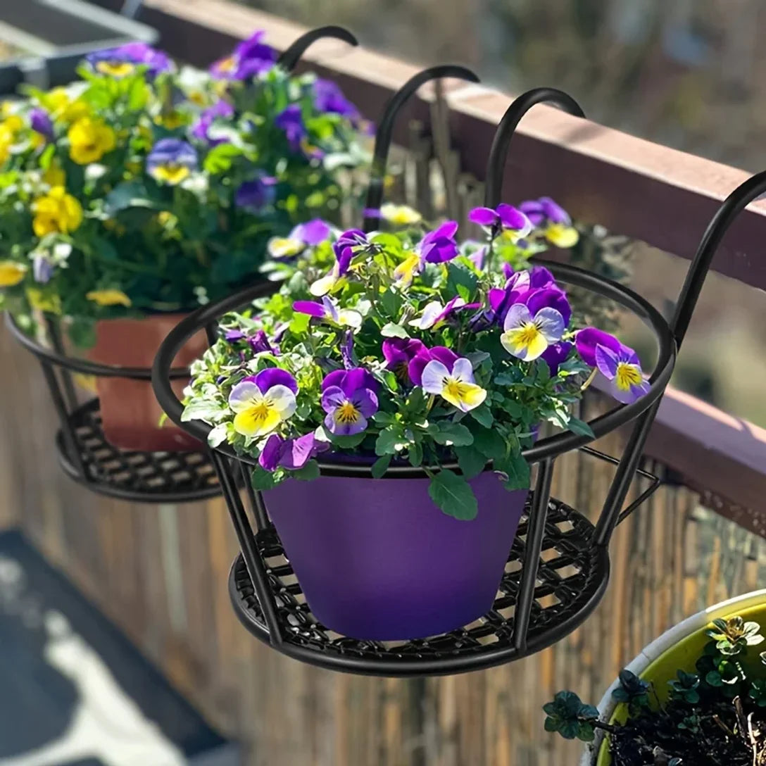 Hängende Balkon-Topfhalter mit Haken – 3er-Set Zorenza