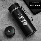 Thermosflasche mit LED-Temperaturanzeige – Edelstahl isoliert -    Zorenza