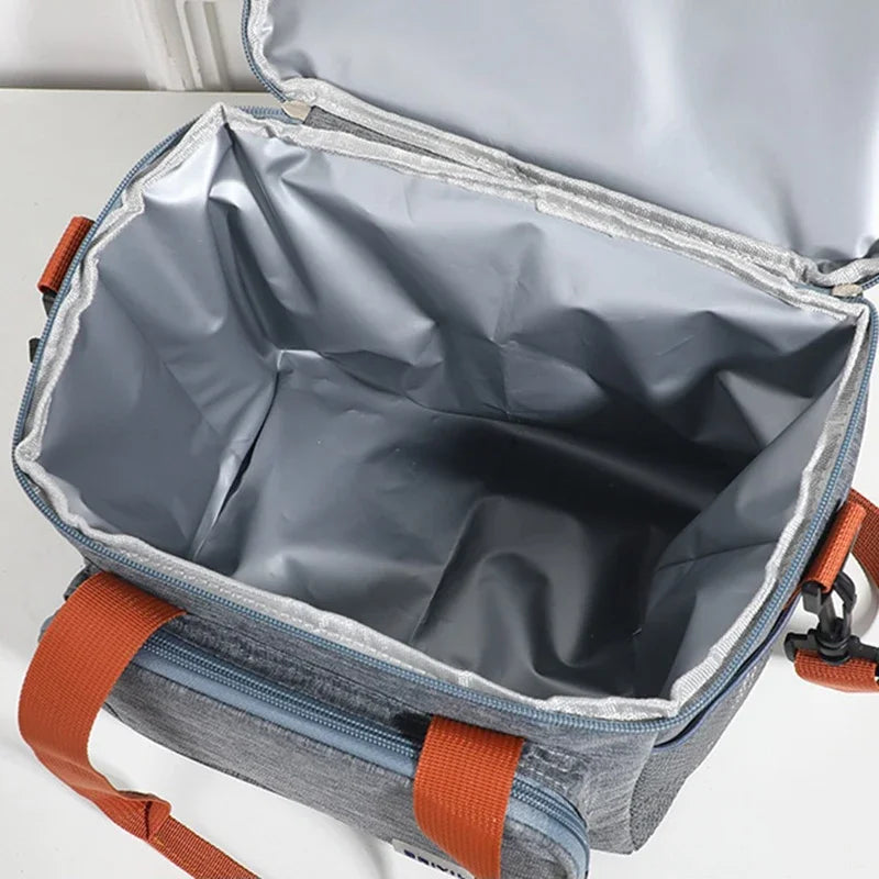 Kühltasche mit Doppelfach und Umhängegurt -    Zorenza
