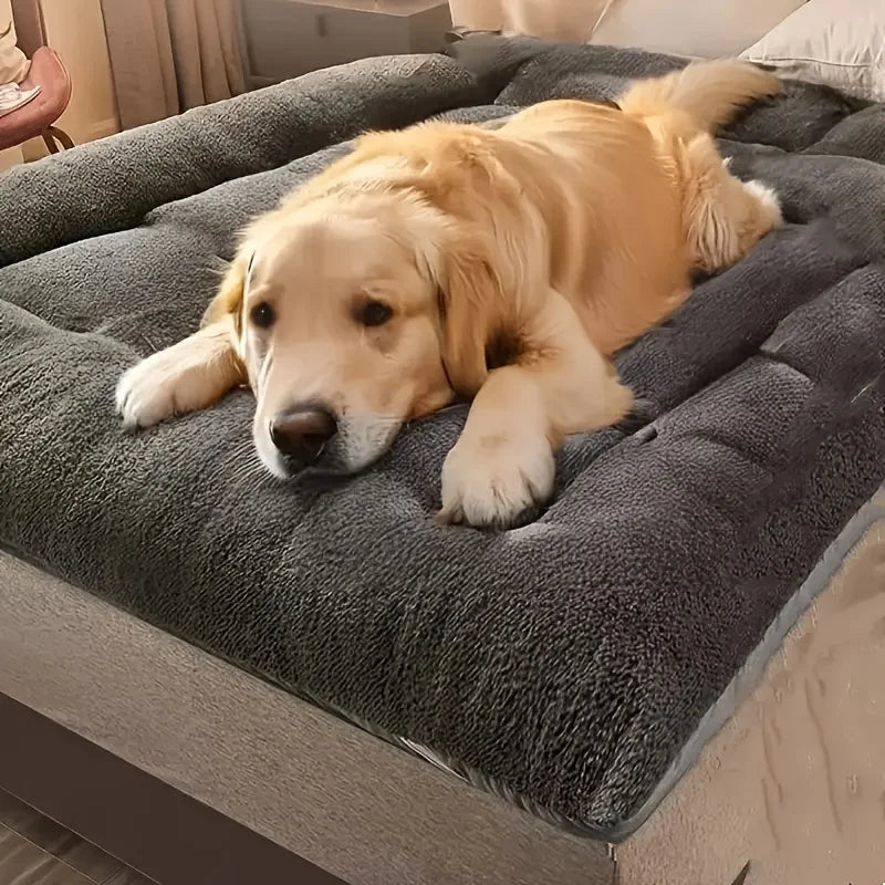 Hundebett XXL mit Plüsch-Oberfläche - 120x60 cm Zorenza