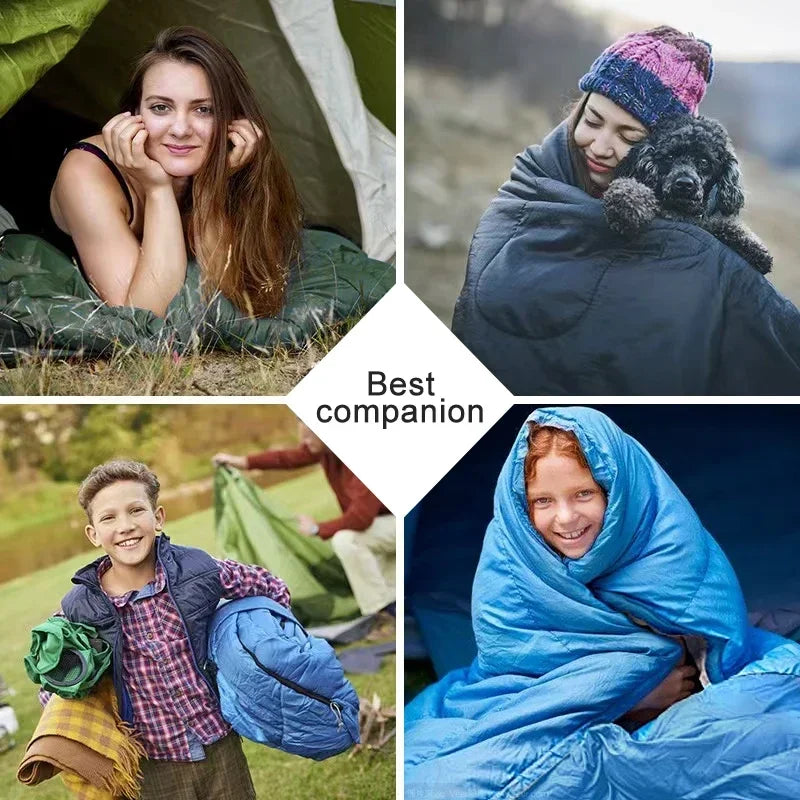 Schlafsack Outdoor 4-Jahreszeiten wasserdicht ultraleicht -    Zorenza