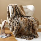Kunstfell-Decke Flauschig Warm für Sofa und Schlafzimmer -    Zorenza