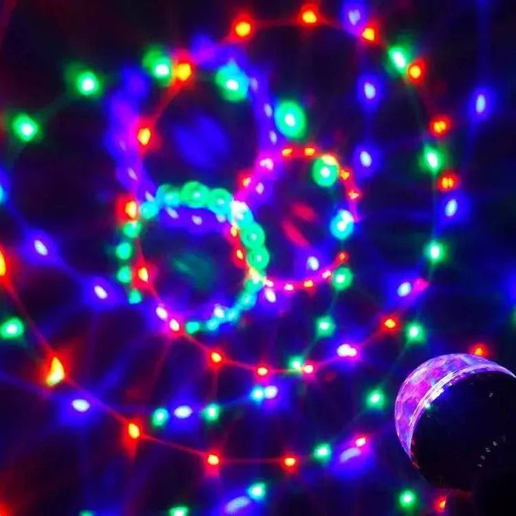 LED Discolampe E27 mit RGB-Effekt und Rotation -    Zorenza