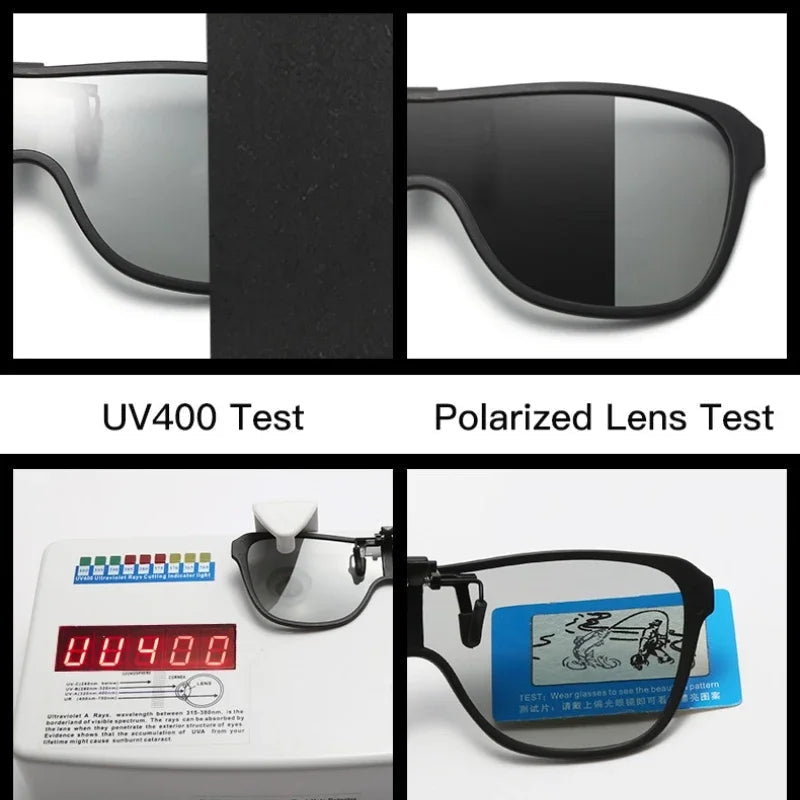 Clip-On Sonnenbrille polarisiert aufklappbar -    Zorenza