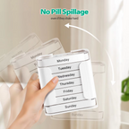 7-Tage Pillenbox mit Tageslabels Zorenza