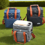Kühltasche mit zwei Fächern für Picknick und Ausflüge -    Zorenza