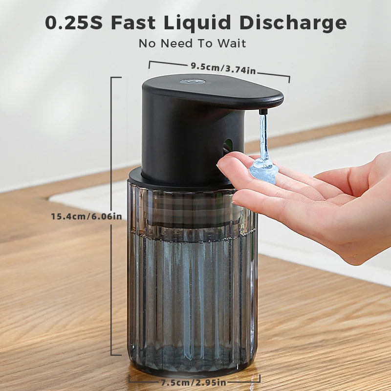 Keuken 300ml Automatische Zeepdispenser USB Oplaadbare Touchless Hand Hoge Capaciteit Wasmiddel Badkamer Dispenser Zorenza