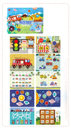 Busy Book Montessori – Interaktives Lernbuch für Kinder -    Zorenza