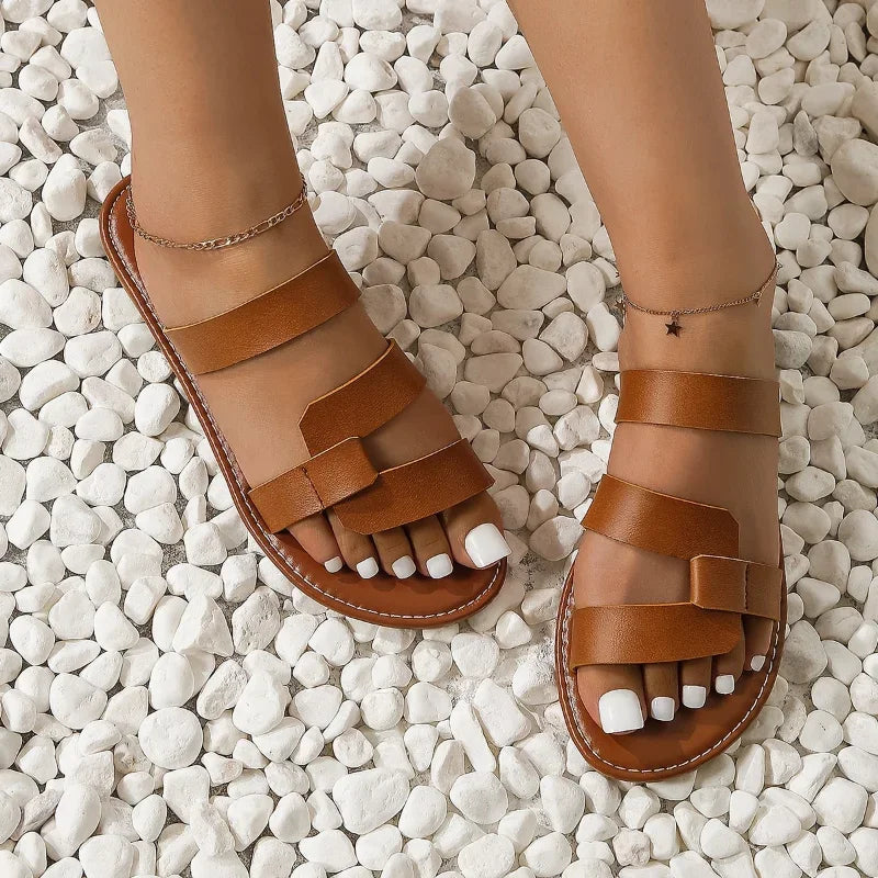 Damen Sandalen mit verstellbaren Riemen -    Zorenza