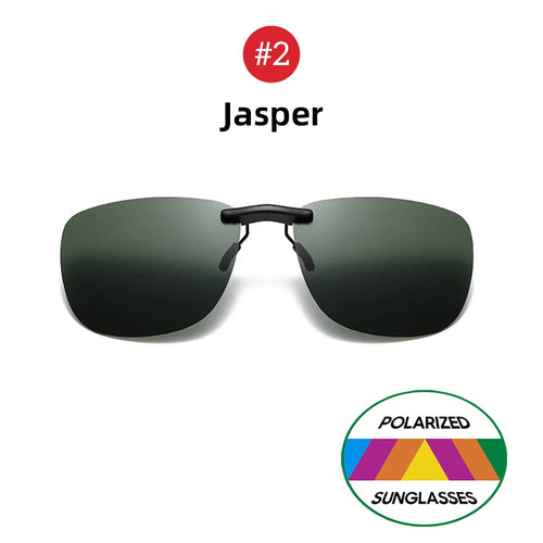 Clip-On Sonnenbrille polarisiert UV400 für Korrektionsbrillen -    Zorenza