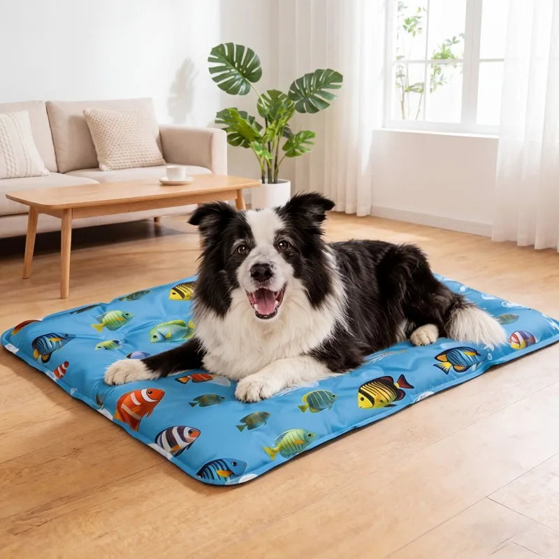 Kühlmatte für Hunde und Katzen – Fisch-Design -    Zorenza