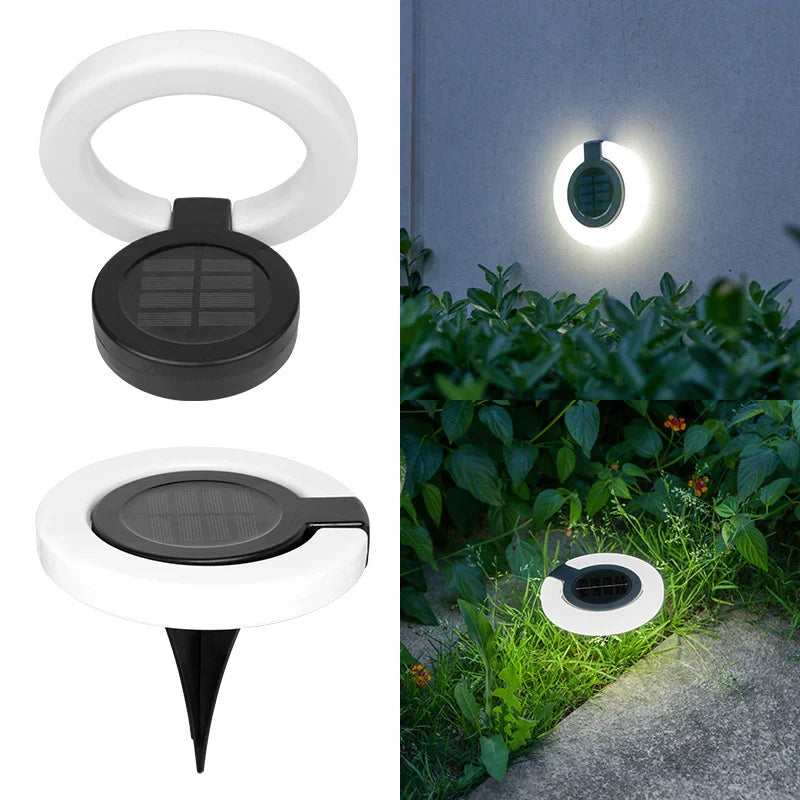 Solar-Gartenleuchte mit 360° schwenkbarem Leuchtkopf Zorenza