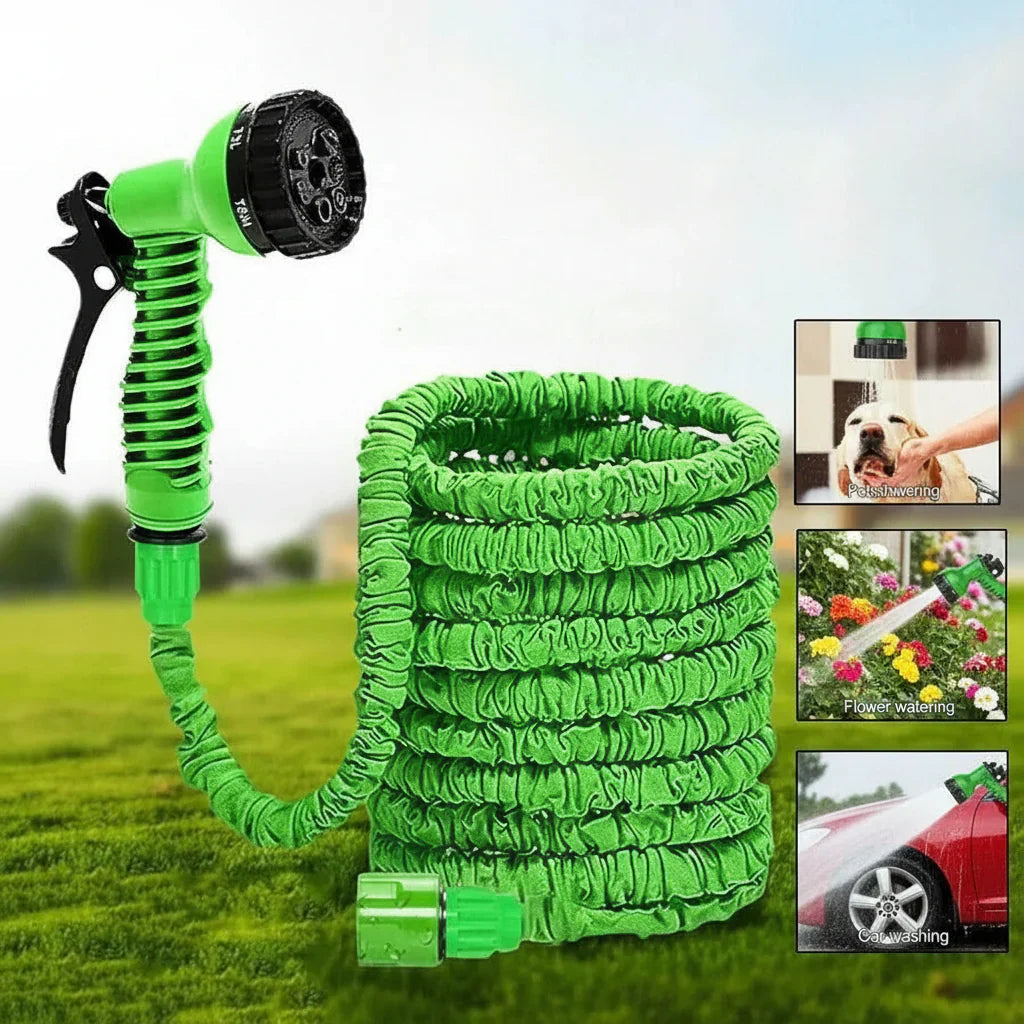 Flexibler Gartenschlauch mit 7 Sprühfunktionen -    Zorenza