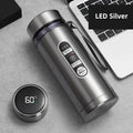 Thermosflasche mit LED-Temperaturanzeige – Edelstahl isoliert -    Zorenza