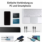128GB Externe SSD Festplatte – Kompakter Schnellspeicher USB-C - Zorenza