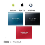 128GB Externe SSD Festplatte – Kompakter Schnellspeicher USB-C - Zorenza