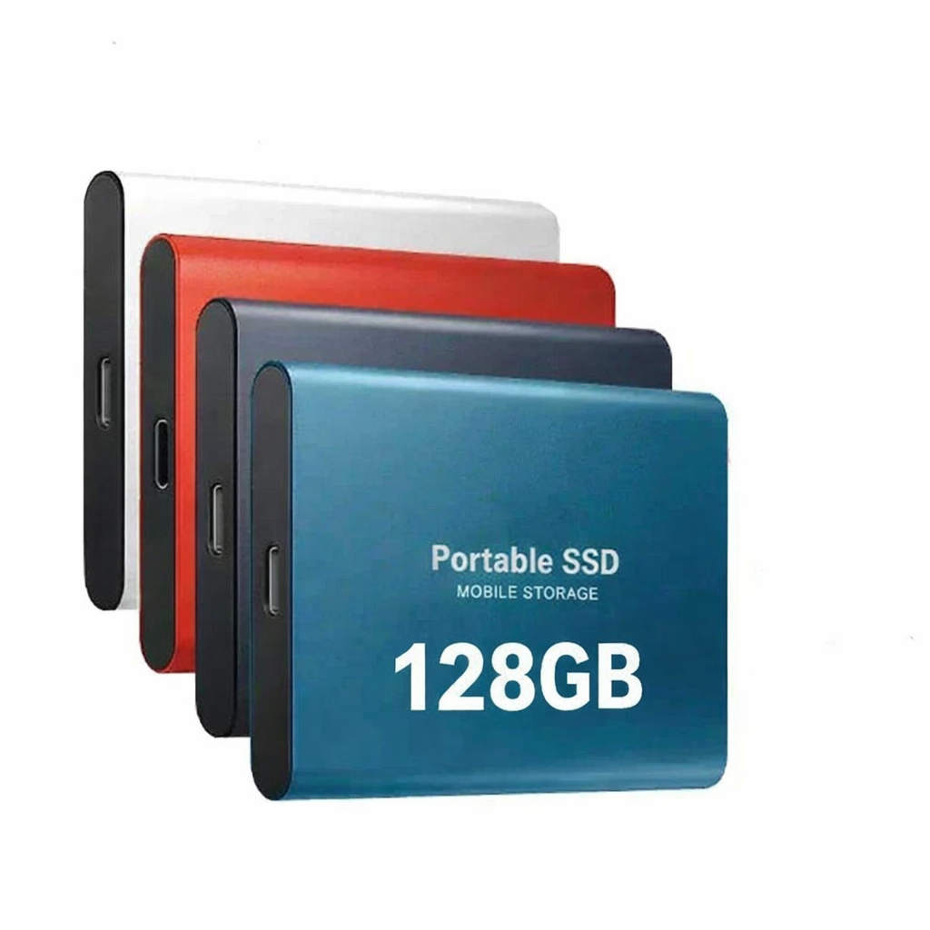128GB Externe SSD Festplatte – Kompakter Schnellspeicher USB-C - Zorenza