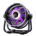 Campingventilator mit 20000mAh Akku und LED-Licht -    Zorenza