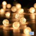 LED Lichterkette Kristallkugeln Warmweiß -    Zorenza