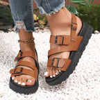 Sandalen für Damen mit rutschfester Sohle und Fußgewölbestütze -    Zorenza