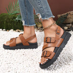 Sandalen für Damen mit rutschfester Sohle und Fußgewölbestütze -    Zorenza