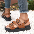 Sandalen für Damen mit rutschfester Sohle und Fußgewölbestütze -    Zorenza