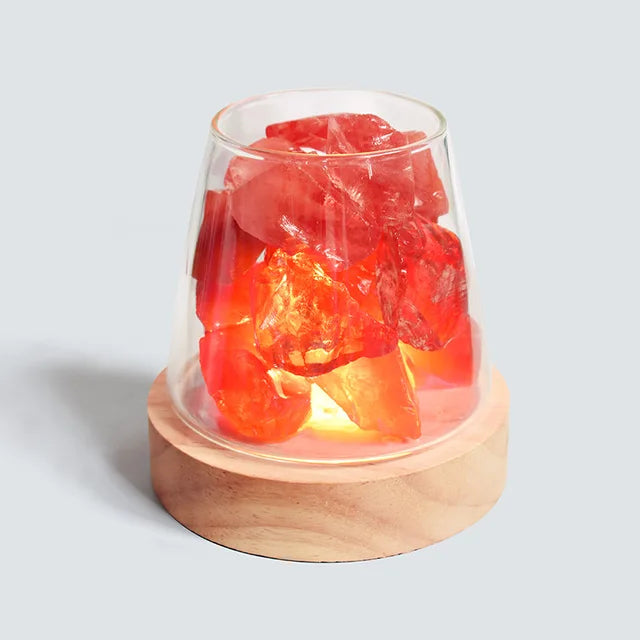 Salzlampe Himalaya mit Diffusor und Akku -    Zorenza