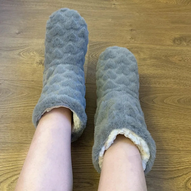 Kuschelsocken Teddyfutter – Rutschfest & Warm -    Zorenza