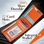 Slim-Wallet mit RFID-Schutz und Geldclip -    Zorenza