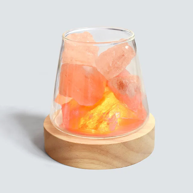 Salzlampe Himalaya mit Diffusor und Akku -    Zorenza
