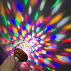LED Discolampe E27 mit RGB-Effekt und Rotation -    Zorenza