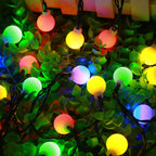 Solar-Lichterkette mit warmweißen LEDs für Garten und Terrasse -    Zorenza