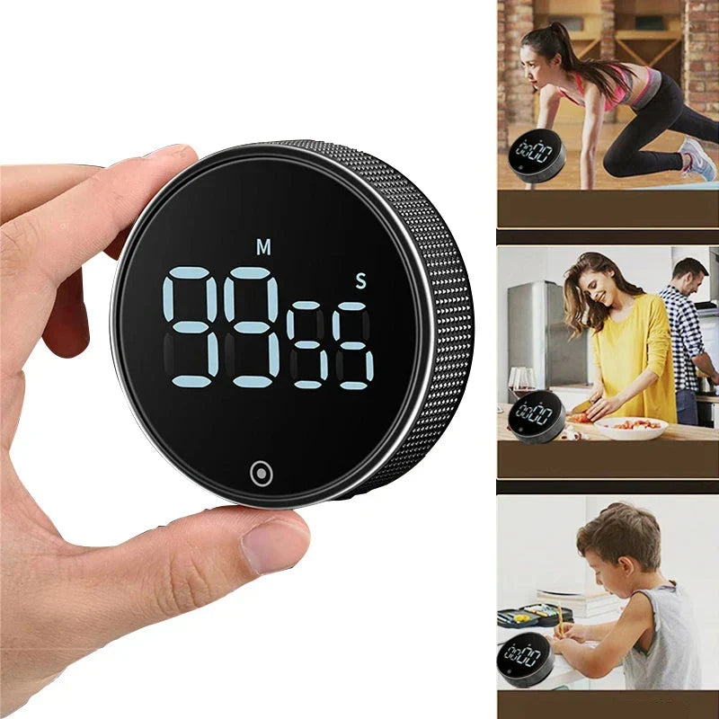 Digitaler Küchentimer mit Magnetrückseite und LCD-Display -    Zorenza