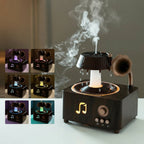 Aroma-Diffuser mit Vintage-Grammophon-Design und Regenwasser-Effekt -    Zorenza