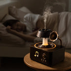 Aroma-Diffuser mit Vintage-Grammophon-Design und Regenwasser-Effekt -    Zorenza