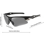 Sportbrille Fahrrad winddicht mit UV-Schutz -    Zorenza